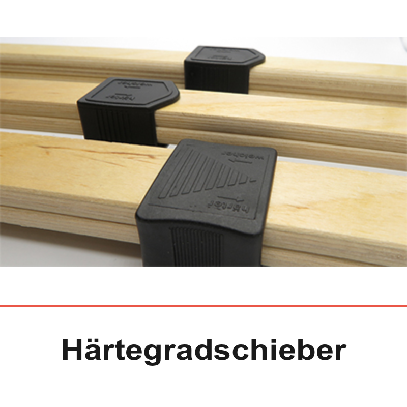 Härtegradschieber für Lattenroste