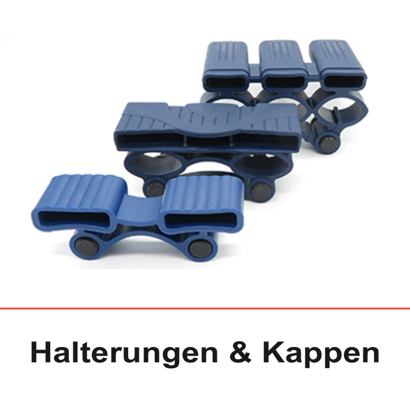 Halterungen und Kappen für Lattenroste
